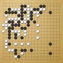 Board position at the end of game WAGC 2011 - Round 5 - Game 4: Tsung-Han Wu vs Kamil Chwedyna