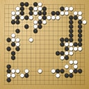 Board position at the end of game WAGC 2011 - Round 6 - Game 7: Chi Hin Chan vs Jan Ramon