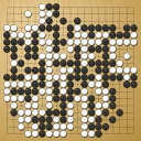 Board position at the end of game WAGC 2011 - Round 6 - Game 3: Eric Lui vs Thomas Debarre