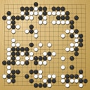 Board position at the end of game WAGC 2011 - Round 6 - Game 2: Woo-Soo Choi vs Kamil Chwedyna