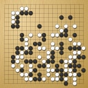 Board position at the end of game WAGC 2011 - Round 7 - Game 8: Miroslav Smid vs Neville Smythe