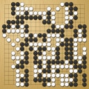 Board position at the end of game WAGC 2011 - Round 7 - Game 2: Woo-Soo Choi vs Tsung-Han Wu