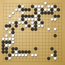 Board position at the end of game WAGC 2011 - Round 8 - Game 6: Franz-Josef Dickhut vs Mykhailo Halchenko