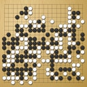 Board position at the end of game WAGC 2011 - Round 8 - Game 5: Jun Fan vs Kamil Chwedyna