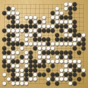 Board position at the end of game WAGC 2011 - Round 8 - Game 3: Tsung-Han Wu vs Eric Lui