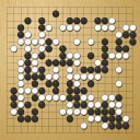 Board position at the end of game WAGC 2012 - Round 1 - Game 4: Paal Sannes vs Yuan Zhou