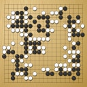 Board position at the end of game WAGC 2012 - Round 4 - Game 3: Kwang-Hyok Ri vs Cornel Burzo