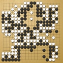 Board position at the end of game WAGC 2012 - Round 8 - Game 4: Dragan Paunic vs Seizo Nakazono