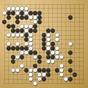 Board position at the end of game WAGC 2013 - Round 2 - Game 10: Andrew Kay vs Bertan Bilen