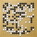Board position at the end of game WAGC 2013 - Round 2 - Game 8: Jia-Cheng Tan vs Ondrej Silt
