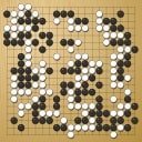 Board position at the end of game WAGC 2013 - Round 4 - Game 4: Kikou Emura vs Cornel Burzo