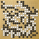 Board position at the end of game WAGC 2013 - Round 4 - Game 2: Yuqing Hu vs Ilja Shikshin
