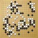 Board position at the end of game WAGC 2013 - Round 5 - Game 3: Ilja Shikshin vs Csaba Mero