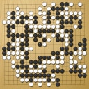 Board position at the end of game WAGC 2013 - Round 5 - Game 4: Nikola Mitic vs Lucas Neirynck