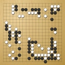 Board position at the end of game WAGC 2013 - Round 7 - Game 10: Alberto Zingoni vs Francisco Pereira