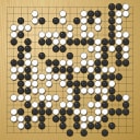 Board position at the end of game WAGC 2013 - Round 7 - Game 1: Ilja Shikshin vs Hyunjae Choi