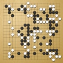 Board position at the end of game WAGC 2013 - Round 7 - Game 8: John Walch vs Cuong Nguyen