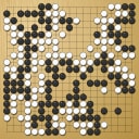 Board position at the end of game WAGC 2013 - Round 8 - Game 3: Bill Lin vs Ilja Shikshin