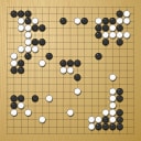 Board position at the end of game WAGC 2013 - Round 8 - Game 9: Ondrej Silt vs Fredrik Dahl