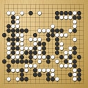 Board position at the end of game WAGC 2013 - Round 8 - Game 2: Yuqing Hu vs Shin-Wei Lin