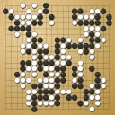 Board position at the end of game WAGC 2014 - Round 2 - Game 3: Lukas Podpera vs Dominique Versyck