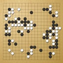 Board position at the end of game WAGC 2014 - Round 2 - Game 1: Nai-San Chan vs Yi-Tien Chan