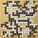 Board position at the end of game WAGC 2014 - Round 3 - Game 2: Wang Ruoran vs Kikou Emura