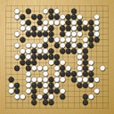 Board position at the end of game WAGC 2014 - Round 5 - Game 3: Dmitrij Surin vs Fredrik Blomback