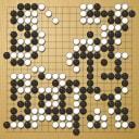 Board position at the end of game WAGC 2014 - Round 7 - Game 4: Amir Fragman vs Sang-Dae Hahn