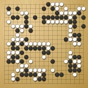 Board position at the end of game WAGC 2014 - Round 8 - Game 2: Tae-Woong Wei vs Pal Balogh