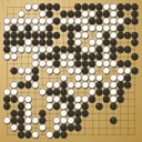 Board position at the end of game WAGC 2014 - Round 8 - Game 1: Yi-Tien Chan vs Jia-Cheng Tan