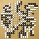 Board position at the end of game WAGC 2015 - Round 1 - Game 6: Drazen Odobasic vs Stefan Sabo