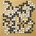 Board position at the end of game WAGC 2015 - Round 1 - Game 2: Merlijn Kuin vs Thomas Connor