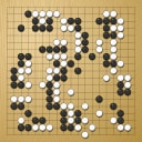 Board position at the end of game WAGC 2015 - Round 2 - Game 6: Alexandr Suponev vs James Hutchinson