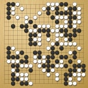 Board position at the end of game WAGC 2015 - Round 2 - Game 2: Jie Hui Kwa vs Klas Almrot