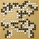 Board position at the end of game WAGC 2015 - Round 2 - Game 5: Jonas Egeberg vs Joan Pons