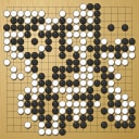 Board position at the end of game WAGC 2015 - Round 2 - Game 7: Luis Cajiao-Campos vs David Pollitzer