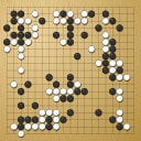 Board position at the end of game WAGC 2015 - Round 3 - Game 2: Cornel Burzo vs Leon Matoh