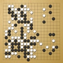 Board position at the end of game WAGC 2015 - Round 3 - Game 5: Matias Pankoke vs Rafif Shidqi Fitrah
