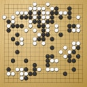 Board position at the end of game WAGC 2015 - Round 3 - Game 1: Satoshi Hiraoka vs Benjamin Papazoglou