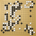 Board position at the end of game WAGC 2015 - Round 5 - Game 4: Artem Kachanovskyi vs Satoshi Hiraoka