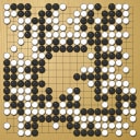 Board position at the end of game WAGC 2015 - Round 5 - Game 3: Chi Hin Chan vs Daniel Ko