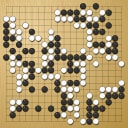 Board position at the end of game WAGC 2015 - Round 5 - Game 2: Johannes Obenaus vs Aohua Hu