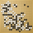 Board position at the end of game WAGC 2015 - Round 5 - Game 1: Jyunfu Lai vs Changhun Kim
