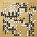 Board position at the end of game WAGC 2015 - Round 6 - Game 1: Dusan Mitic vs Changhun Kim
