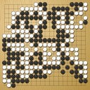 Board position at the end of game WAGC 2015 - Round 8 - Game 1: Changhun Kim vs Artem Kachanovskyi