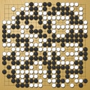 Board position at the end of game WAGC 2015 - Round 8 - Game 6: Jie Hui Kwa vs Daniel Ko