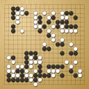 Board position at the end of game WAGC 2016 - Round 1 - Game 1: Baoxiang Bai vs Gregor Butala