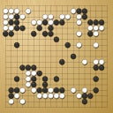 Board position at the end of game WAGC 2016 - Round 1 - Game 2: Kibaek Kim vs John Gibson