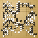 Board position at the end of game WAGC 2016 - Round 1 - Game 12: Laurent Heiser vs Kei-Chon Wan
